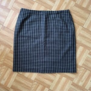 Casual Corner Annex womens plaid skirt size 12